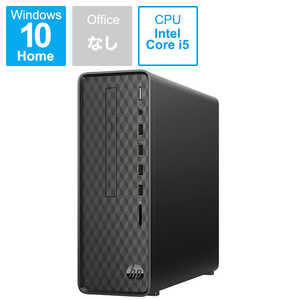 HP デスクトップパソコン Slim Desktop S01-pF0122jp [モニタｰ無し/HDD:1TB/メモリ:8GB/2020年6月モデル] 9AQ17AA-AAAA ジェットブラック