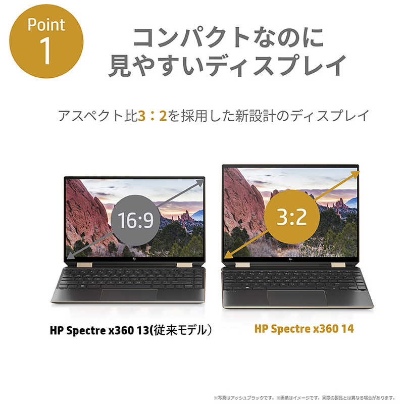 HP HP ノートパソコン HP Spectre x360 14-ea0000 ポセイドンブルー 54K64PAAAAA 54K64PAAAAA