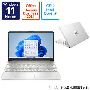 HP ノートパソコン ナチュラルシルバー [15.6型 /Windows11 Home /intel Core i7 /メモリ：16GB] 6F8U0PAAAAB