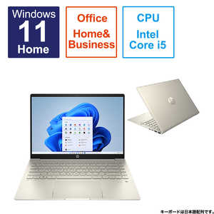 HP モバイルノートパソコン ウォームゴールド［14.0型 /Windows11 Home /メモリ：16GB］ 7H9X5PA-AAAB