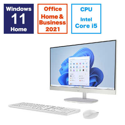 HP 24AiO(i5/16GB/1TB/Win11/H＆B 2021) ［23.8型 /intel Core i5 