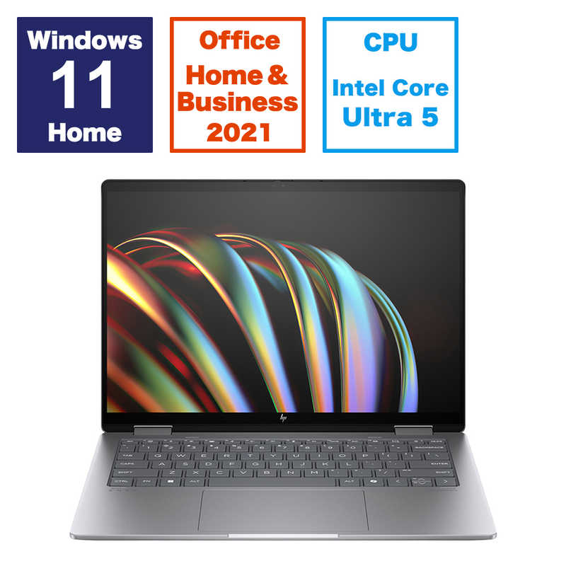 HP HP ノートパソコン Envy x360 14-fc0000  [14.0型/Win11/Core Ultra 5/メモリ16GB/SSD512GB/Office] 9W678PA-AAAB 9W678PA-AAAB