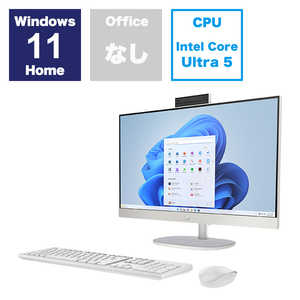 HP 24-cr1000 AiO 24-cr1000 ［23.8型 /intel Core Ultra 5 /メモリ：16GB /SSD：1TB］ シェルホワイト A2MM2PA-AAAA