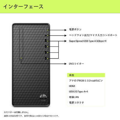 HP デスクトップパソコン M01 [モニター無し /intel Core i5