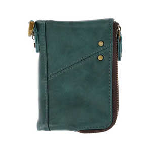 トップハウス Control crass ダブルジップ折財布 ターコイズ TPG70038 トップハウス Control crass ダブルジップ折財布 ターコイズ TPG70038