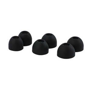KIWIEARS イヤーチップ ブラック Flex Ear Tips - Black