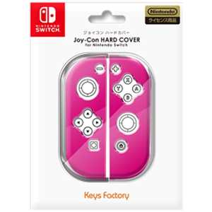 キーズファクトリー Joy-Con HARD COVER for Nintendo Switch ピンク NJH-001-3 ジョイコンハードカバーピンク