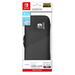 キーズファクトリー SLIM HARD CASE for Nintendo Switch Lite チャコールグレー HSH-001-4 スリムハｰドケｰスLiteチャコｰル