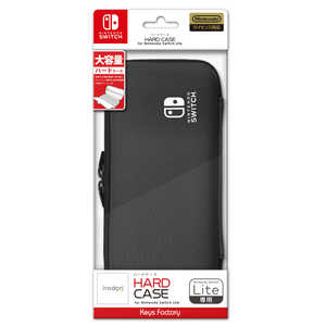 キーズファクトリー HARD CASE for Nintendo Switch Lite チャコールグレー HHC-001-4 ハｰドケｰスSwitchLiteチャ