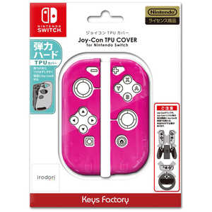  キーズファクトリー Joy-Con TPU COVER for Nintendo Switch NJT0016 ジョイコンTPUカバーピンク