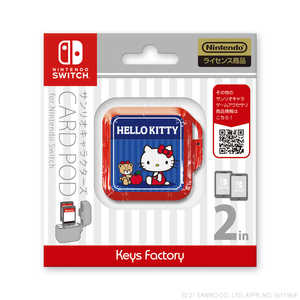  キーズファクトリー サンリオキャラクターズ カードポッドfor Nintendo Switch ハローキティ CCP0041 カードポッドハローキティ