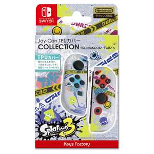 キーズファクトリー Joy-Con TPUカバー COLLECTION for Nintendo Switch (スプラトゥーン3)Type-C 