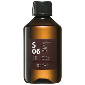 アットアロマ Supplement air S06 スリープ 250ml DOOS0625 アットアロマ Supplement air S06 スリープ 250ml DOOS0625