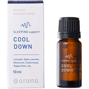 アットアロマ SLEEPING support(スリーピングサポート)エッセンシャルオイル クールダウン 10mL DOOSCD10