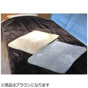 メルクロス ニューマイヤー毛布 グレイスカラー(ダブルサイズ/180×210cm/ブラウン) 