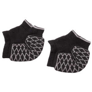 アルファックス かかと衝撃綿混クッションサポーター グレー   