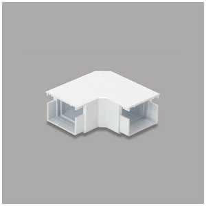 マサル工業 エムケーダクト 平面マガリ 2号 ホワイト MDM122  MDM122