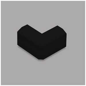 マサル工業 ニュー・エフモール デズミ2号 ブラック 個袋 SFMDEH2W  SFMDEH2W