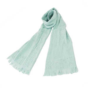 オリム たおるマフラー 水色 TAORUSCARF オリム たおるマフラー 水色 TAORUSCARF