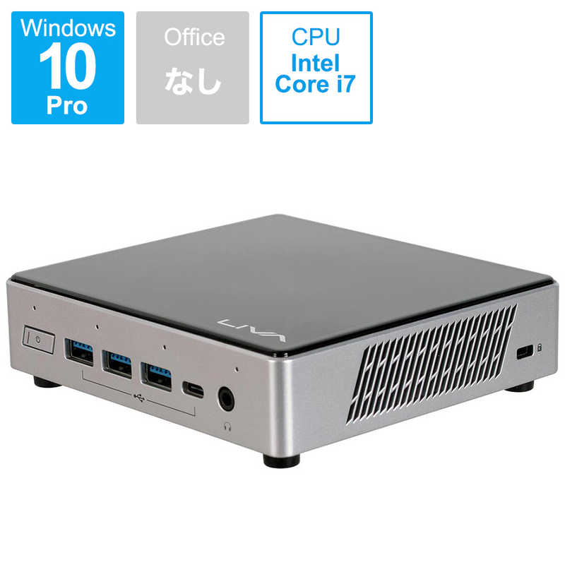 ECS ECS デスクトップパソコン [モニター無し/M.2 SSD NVMe:512GB/メモリ:16GB/2020年11月モデル] LIVAZ3P-16/512-W10Pro(i7-10510U) LIVAZ3P-16/512-W10Pro(i7-10510U)