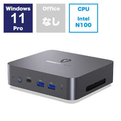 MINISFORUM デスクトップパソコン (モニター無し) UN100 UN100