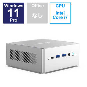 MINISFORUM ミニPC ［モニター無し /intel Core i7 /メモリ：32GB /SSD：1TB /2023年6月］ NPB7-32/1T-W11Pro(i7-13700H)