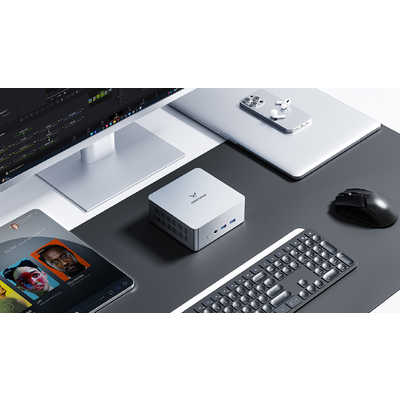 MINISFORUM UN1290W ミニPC ホワイト MINISFORUM、「Core i9-12900HK」を搭載した高性能小型PC