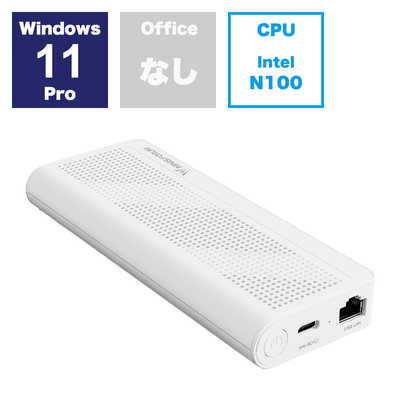 ミニPC Minisforum S100 N100 8GB 256GB MINISFORUM ミニPC [モニター無し /intel N100 /メモリ:8GB