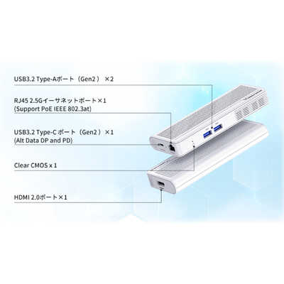ミニPC Minisforum S100 N100 8GB 256GB Amazon.com: MINISFORUM S100 Mini PC Stick 12th Gen Alder