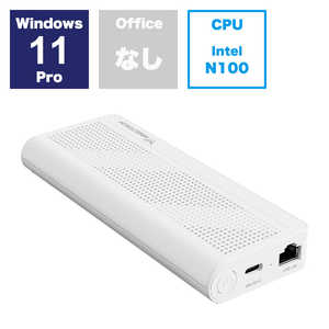 MINISFORUM ミニPC ［モニター無し /intel N100 /メモリ：8GB /eMMC：256GB /2024年8月］ S100-WLP-8/256-W11Pro-N100