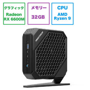 MINISFORUM HX99G32/512W11Pro(6900HX＋6600M) ゲーミングミニPC ［モニター無し /AMD Ryzen9 /メモリ：32GB /SSD：512GB］ HX99G-32/512-W11Pro(6900HX+6600M)