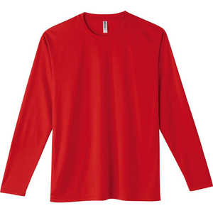 トムス 3.5オンス インターロック ドライ長袖Tシャツ 3L 010.レッド 352AIL3L トムス 3.5オンス インターロック ドライ長袖Tシャツ 3L 010.レッド 352AIL3L