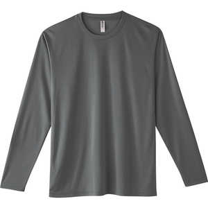 トムス 3.5オンス インターロック ドライ長袖Tシャツ Mサイズ 187.ダークグレー 352AILSSLL トムス 3.5オンス インターロック ドライ長袖Tシャツ Mサイズ 187.ダークグレー 352AILSSLL