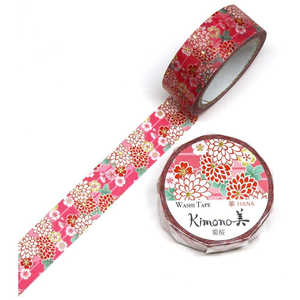カミイソ産商 カミイソ kimono美菊桜 15mmx7m GR-1041 カミイソ産商 カミイソ kimono美菊桜 15mmx7m GR-1041