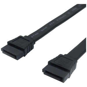 親和産業 SATA3ケーブル 黒 ラッチなし 20cm SS-SAT20BK-S0 親和産業 SATA3ケーブル 黒 ラッチなし 20cm SS-SAT20BK-S0