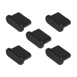 親和産業 USB Type?C用コネクタカバー 5個入り ブラック SSDCOVER026 親和産業 USB Type?C用コネクタカバー 5個入り ブラック SSDCOVER026