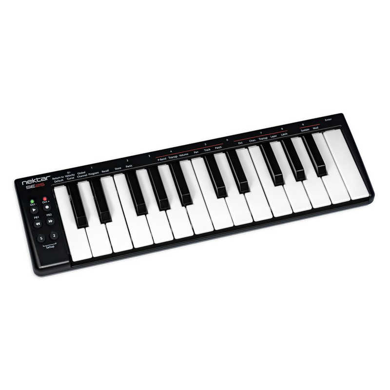 NEKTAR NEKTAR DAW連携MIDIコントローラー 25鍵 ミニ鍵盤 コンパクト コントロールボタン搭載 SE25 SE25