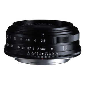 フォクトレンダー カメラレンズ ［FUJIFILM X /単焦点レンズ］ ブラック COLOR-SKOPAR 18mm F2.8 Aspherical