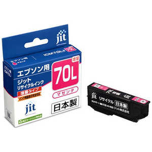 ジット 互換リサイクルインク カートリッジ JIT-E70ML マゼンタ