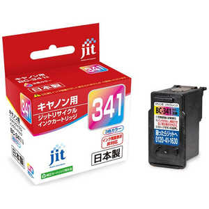 ジット 互換リサイクルインク カートリッジ JIT-KC341C カラｰ