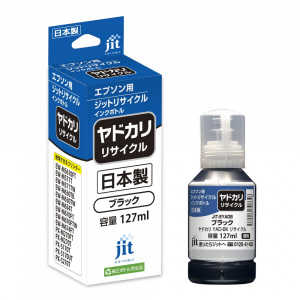 ジット エプソン YAD-BK(ヤドカリ)互換 リサイクルインクボトル ブラック 127ml JIT-EYADB