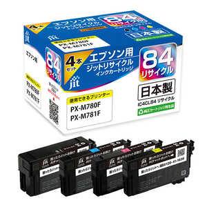 å ץ EPSON EPSON IC4CL84 4ѥå(֥å//ޥ/) ̥ б ꥵ륤 ܰᥬ JIT-E844P