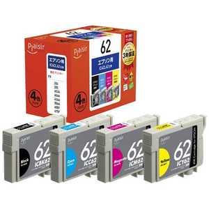 プレジール IC4CL62 対応インクカートリッジ PLE-E624P プレジール IC4CL62 対応インクカートリッジ PLE-E624P