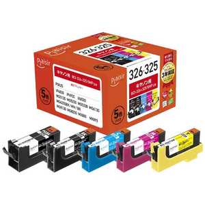 プレジール BCI-326+325/5MP 対応インクカートリッジ PLE-CB3265P プレジール BCI-326+325/5MP 対応インクカートリッジ PLE-CB3265P