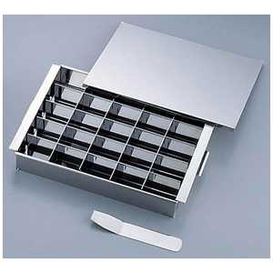 浅野製作所 サンエー18-0玉子豆腐器仕切付(蓋付) 25個取 ATM2802 浅野製作所 サンエー18-0玉子豆腐器仕切付(蓋付) 25個取 ATM2802