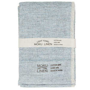 コンテックス MOKU LIGHT TOWEL LINEN Mサイズ フェイスタオル ブルー MOKULINEN コンテックス MOKU LIGHT TOWEL LINEN Mサイズ フェイスタオル ブルー MOKULINEN
