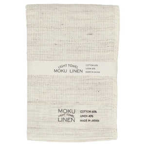 コンテックス MOKU LIGHT TOWEL LINEN Mサイズ フェイスタオル ホワイトグレー MOKULINEN コンテックス MOKU LIGHT TOWEL LINEN Mサイズ フェイスタオル ホワイトグレー MOKULINEN