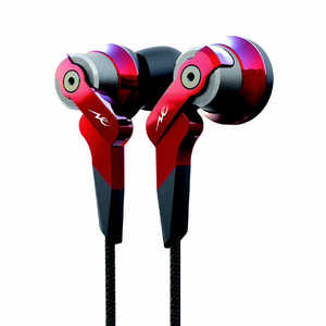 ラディウス 有線イヤホン カナル型 [ φ3.5mm ミニプラグ / ハイレゾ 対応 ] レッド HP-NHR21