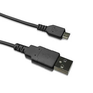 ラディウス 2.4A対応 micro USB Cable 1.0m [1.0m] RKABB10K(ブラ