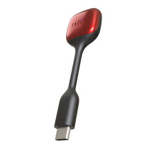 ラディウス Bluetoothオーディオトランスミッター USB type-C ドングル レッド RK-BT100CR ラディウス Bluetoothオーディオトランスミッター USB type-C ドングル レッド RK-BT100CR